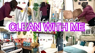 WHOLE DOUBLE WIDE MOBILE HOME CLEAN WITH ME | MOBILE HOME LIVING | CLEANING MOTIVATION CLEAN WITH ME