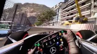 F1 2011 PS3 Monaco GP - First 3 Laps with Mclaren Mercedes MP4-27