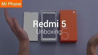 Redmi 5: Unboxing the Redmi 5