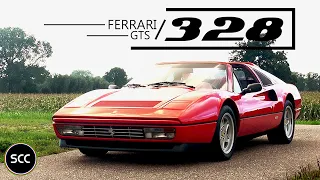 FERRARI 328 GTS - Test drive in top gear - V8 Engine sound | SCC TV