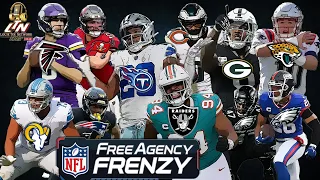 LTN Pod Ep#403  |  "2024 NFL FREE AGENCY FRENZY❗ DAY 1 - Tampering Madness"