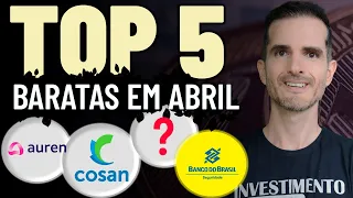 AÇÕES PARA ABRIL DE 2024 (ANÁLISE EXTRA) TOP 5 AÇÕES BARATAS EM ABRIL DE 2024 - AURE3, BBSE3, CSAN3