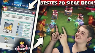 MIT DIESEM DECK + PRO TIPPS DIE 20 SIEGE SCHAFFEN?! | Es sieht so einfach aus! | Clash Royale