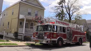 Totowa NJ Fire Dept Truck 1, Engine 971, Rescue 4 Responding 48 Charles St for a Kitchen Fire