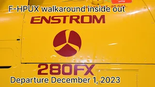 All videos of Enstrom F-280FX Shark SN.2167  F-HPUX European Rotors walkaround and crash 1.12.2023