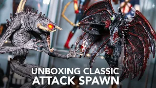 Vintage Attack SPAWN Action Figure Unboxing! McFarlane Toys Review