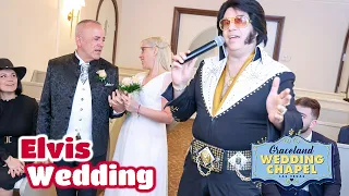 Roger & Christine's Elvis Wedding in Las Vegas | Graceland Chapel