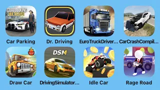 Car Parking, Dr. Driving, Euro Truck Driver and More Car Games iPad Gameplay