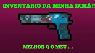 INVENTÁRIO DA MINHA IRMÃ!! | BLOCK STRIKE | MOSTRANDO INVENTÁRIOS