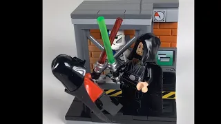 #lego #darthvader #vs #lukeskywalker and #501 st #moc #starwars #viral #shorts