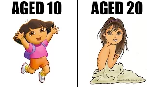 10 KIDS Cartoon Characters Reimagined 10 YEARS LATER!