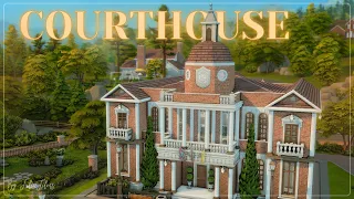 Суд📜│Строительство│Courthouse│SpeedBuild│NO CC [The Sims 4]