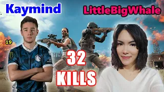 Team Liquid Kaymind & LittleBigWhale - 32 KILLS - M416+Mini14 - DUO - PUBG