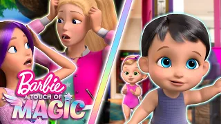 Barbie's Parent's Turn Into Babies?! | Barbie A Touch Of Magic Season 2 | Netflix Clip