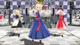 【ＭＭＤ】東方キャラでルカルカ★ナイトフィーバー【カメラ固定】