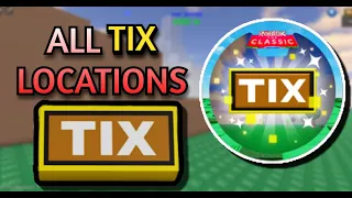 Roblox ALL TIX locations in dusty trip Classic Event!