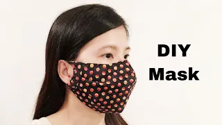 2 in 1 fabric face mask DIY | How to make an easy pattern & sewing tutorial (new template)