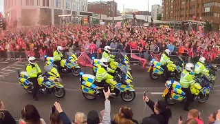 lead up to victory parade LFC 2022