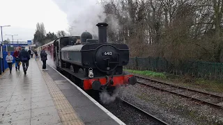 6412's Last Day at the Chinnor & Princes Risborough Railway - New Year Steam 2023.