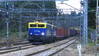 Objetivo Asturias. Trenes de Mercancías, Cercanías, Alvia... Renfe y Continental Rail. UHD 4K