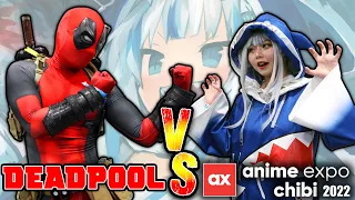 Deadpool vs anime expo chibi 2022