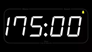 175 MINUTE - TIMER & ALARM - 1080p - COUNTDOWN