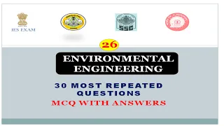 KERALA PSC CIVIL |AE|OVERSEER|DRAFTSMAN| ENVIRONMENTAL ENGINEERING|REPEATED QUESTIONS CE| 2021