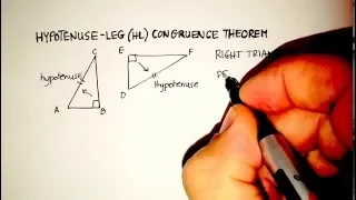 Congruence: Hypotenuse-Leg (HL) Congruence Theorem