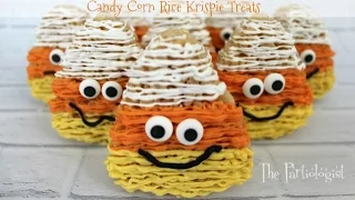 Candy Corn Rice Krispie Treats!