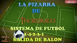 SISTEMA 1-4-2-3-1 SALIDAS DE BALÓN