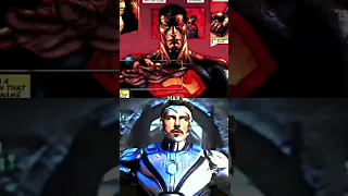 COSMIC ARMOR SUPERMAN VS SUPERIOR IRON MAN 📍#MARVEL #DC #MCU #DCEU #Shorts