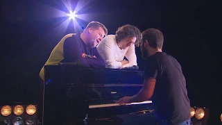 James Corden & Snow Patrol Duet "What If This Is All The Love You Ever Get?" During Rehearsal