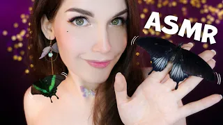 АСМР Живые БАБОЧКИ 🦋🌺 ASMR Live BUTTERFLIES 🦋🌸🐛 [ Шепот с ушка на ушко ]