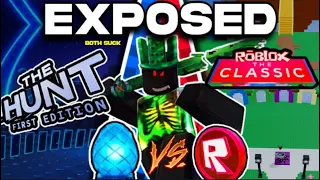 Roblox CLASSIC vs The HUNT Event *WHATS WORSE?*