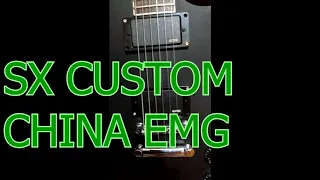 Epiphone Les Paul Standard (EMG ORIGINAL) VS SX Les Paul Custom ( FAKE EMG CHINA)