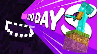 I Survived 100 DAYS With The Wither Storm in Minecraft