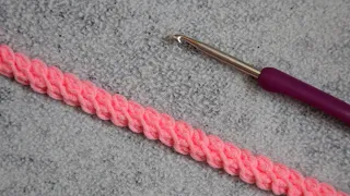Very Easy! The Most Beautiful Crochet Cord!
