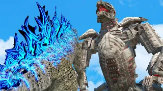 Ice Godzilla VS Mecha Godzilla - EPIC BATTLE MONSTER VERSE