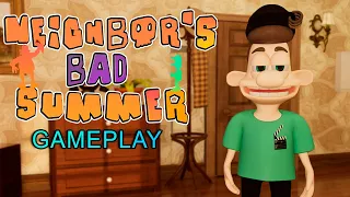 Neighbors Bad Summer / Плохое Лето Соседа Official Alpha Gameplay