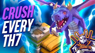 SMASH TH7 WITH DRAGONS | Town Hall 7 3Star Attack Strategy | Lets Play #24