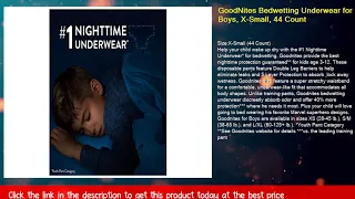 GoodNites Bedwetting Underwear for Boys, X-Small, 44 Count
