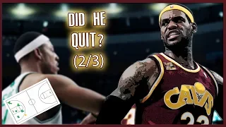 The Game Lebron James "Quit" & The Celtics "Broke" Him