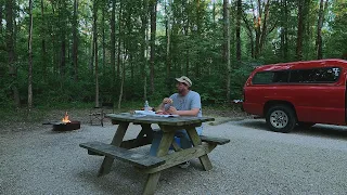 SOLO TRUCK CAMPING: SIMPLE AND RELAXING