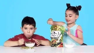 Kids Try Cereal from Around the World | Kids Try | HiHo Kids