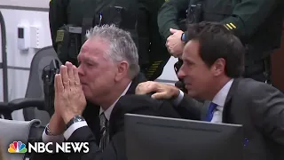 Florida deputy Scot Peterson reacts to acquittal in Parkland trial