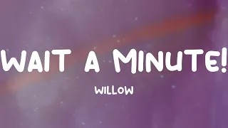 Wait a Minute! - Willow (Lyric Video)