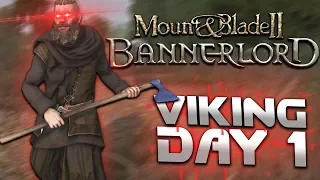 Playing Bannerlord as a VIKING RAIDER! (Mount & Blade 2: Bannerlord - Viking Day 1)