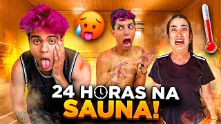 PASSEI 24 HORAS DENTRO DA SAUNA *passei mal