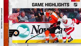 Red Wings @ Flyers 3/25 | NHL Highlights 2023