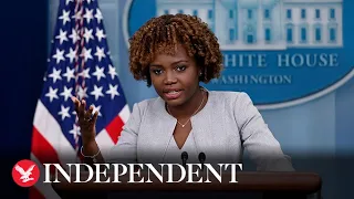 Watch again: White House press secretary Karine Jean-Pierre holds briefing